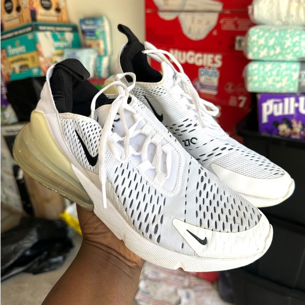 Nike Air Max 270 Women's Athletic Shoes Size 9 White - Picture 10 of 10